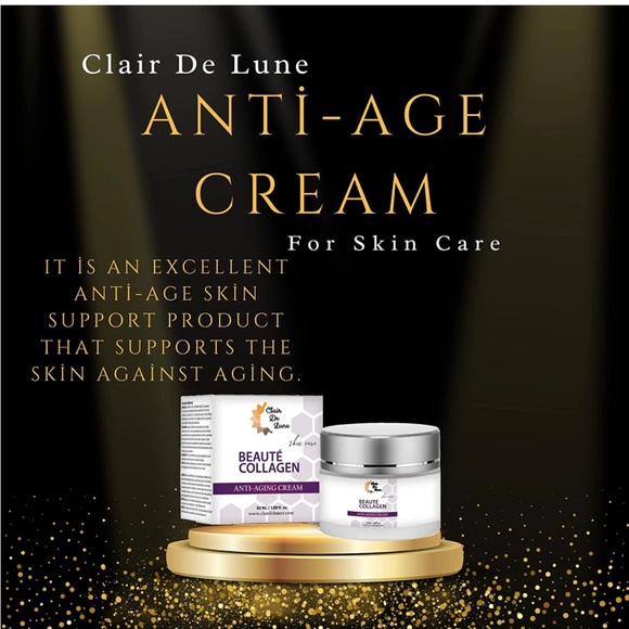 Clair De Lune Beauty Cream Anti-Wrinkle Day Cream for Face with Collagen - - Picture 3 of 4
